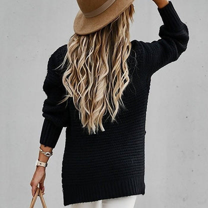 Sweter damski z grubego splotu