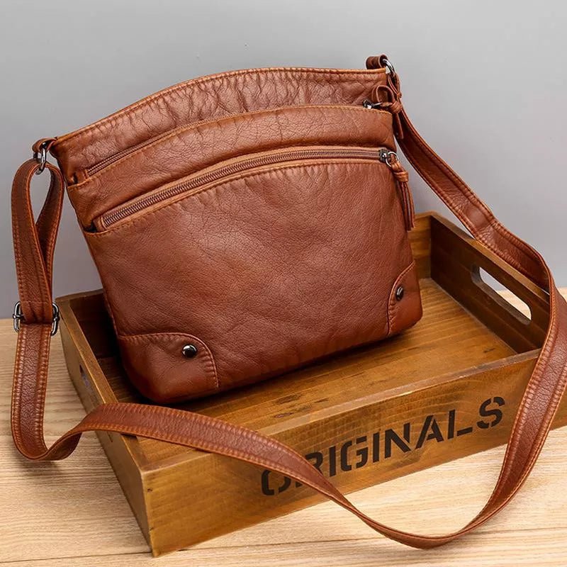 Halina | Smukła Vintage Torebka Crossbody - Pootivo