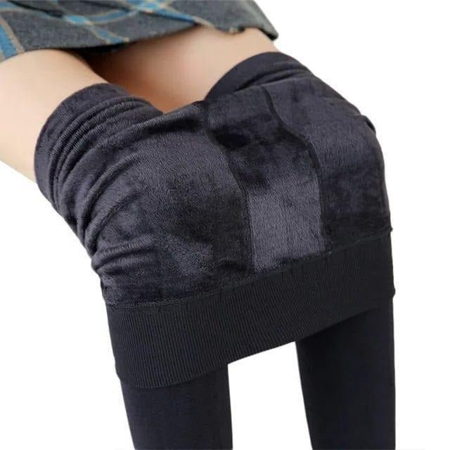 Hazel | Ocieplane Zimowe Legginsy Damskie - Pootivo
