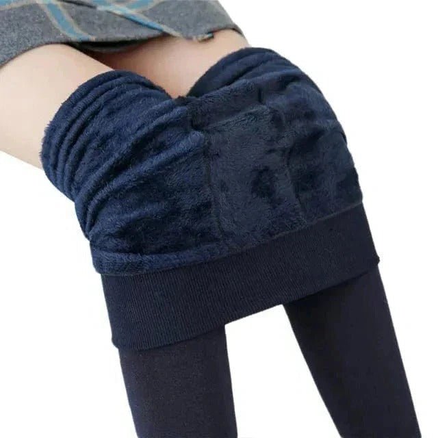 Hazel | Ocieplane Zimowe Legginsy Damskie - Pootivo