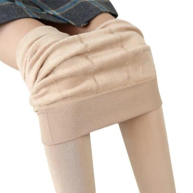 Hazel | Ocieplane Zimowe Legginsy Damskie - Pootivo
