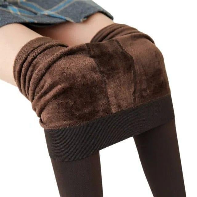 Hazel | Ocieplane Zimowe Legginsy Damskie - Pootivo
