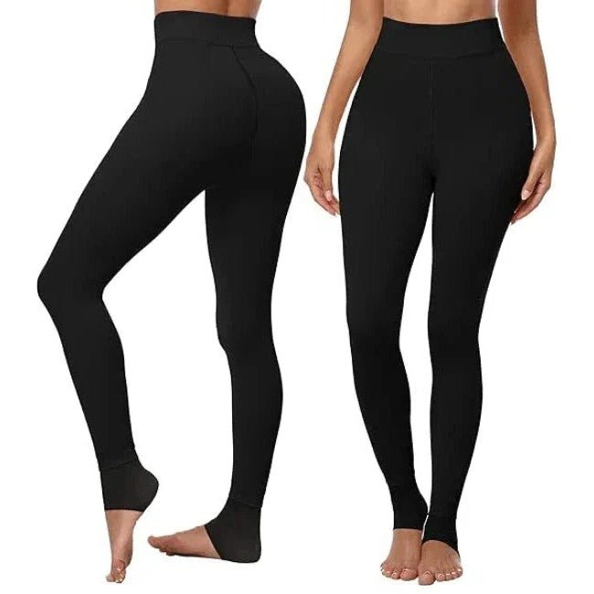 Hazel | Ocieplane Zimowe Legginsy Damskie - Pootivo