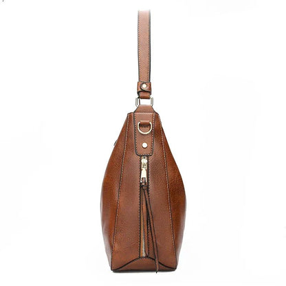 Iwona | Duża Vintage Torba Na Ramię - Pootivo
