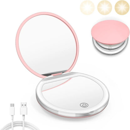 Jarosza | Składane Lusterko LED do Torebki z USB - Pootivo