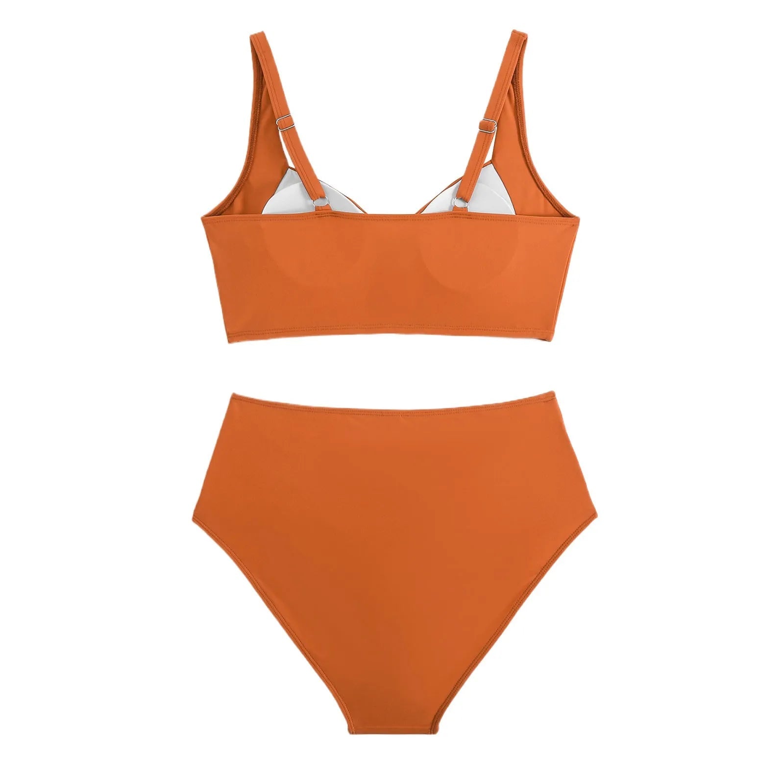 Juliette | Bikini z Wysokim Stanem i Marszczonym Dołem - Pootivo