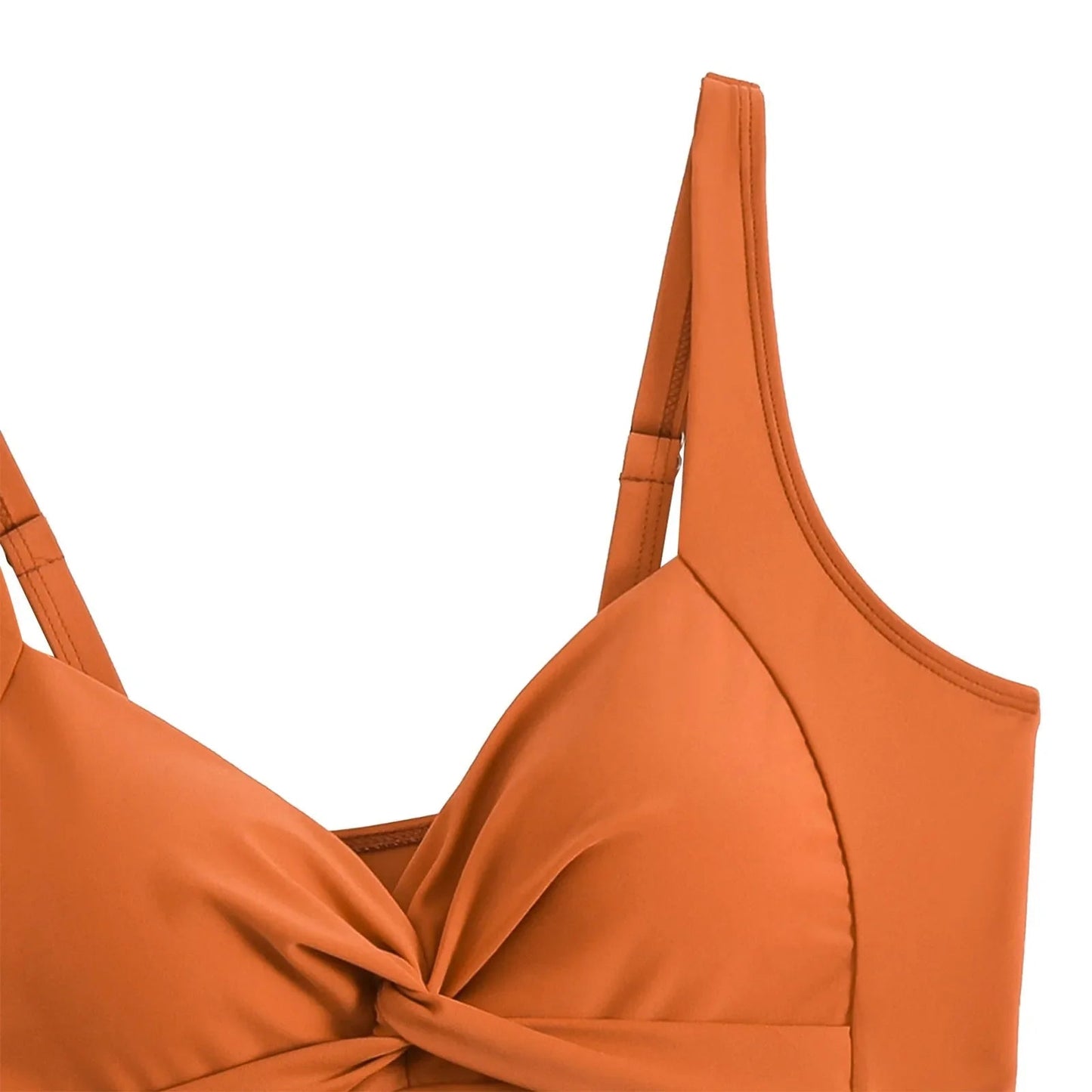 Juliette | Bikini z Wysokim Stanem i Marszczonym Dołem - Pootivo