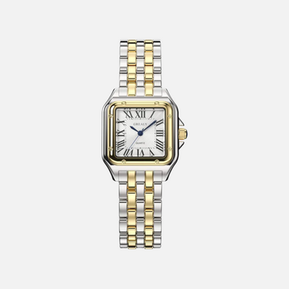 Celina | Kwadratowy Retro Zegarek Damski