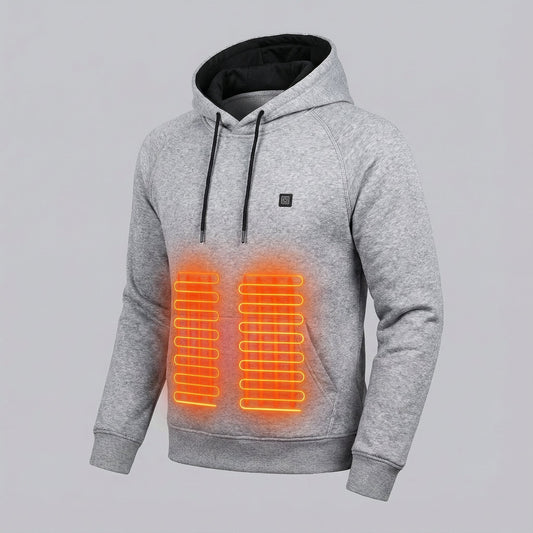 Levi | Podgrzewana Zimowa Bluza z Kapturem USB - Pootivo