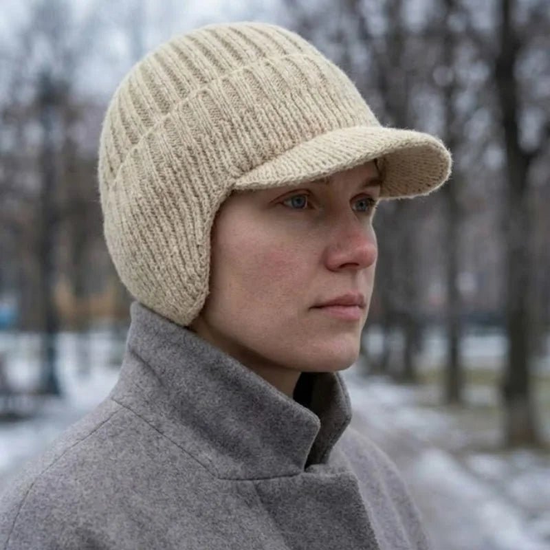 Lubomira | Ciepła Zimowa Czapka z Nausznikami - Pootivo