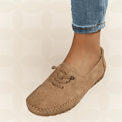 Lysera | Zamszowe Wsuwane Mokasyny Casual - Pootivo