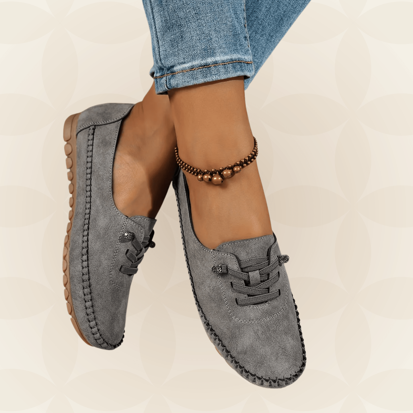 Lysera | Zamszowe Wsuwane Mokasyny Casual - Pootivo