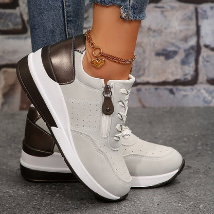 Madison | Perforowane Wygodne Sneakersy Na Co Dzień - Pootivo