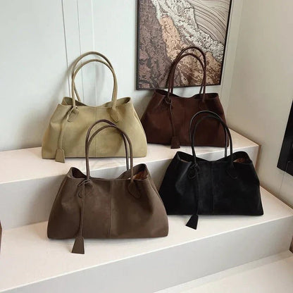 Madison | Pojemna Minimalistyczna Torebka Shopper - Pootivo