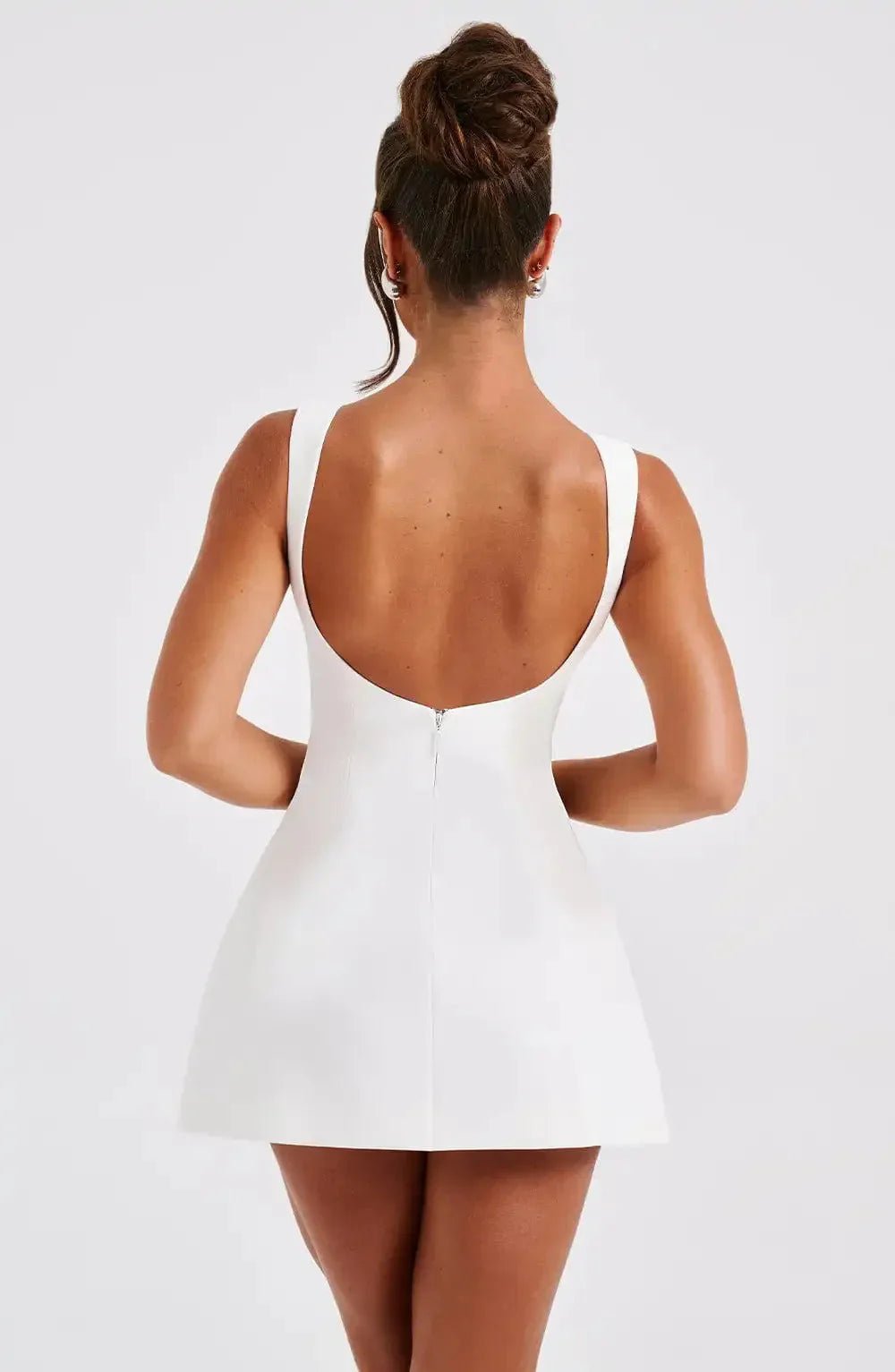 Marie Sukienka Damska Mini A - Line – Elegancka Bez Rękawów - Pootivo