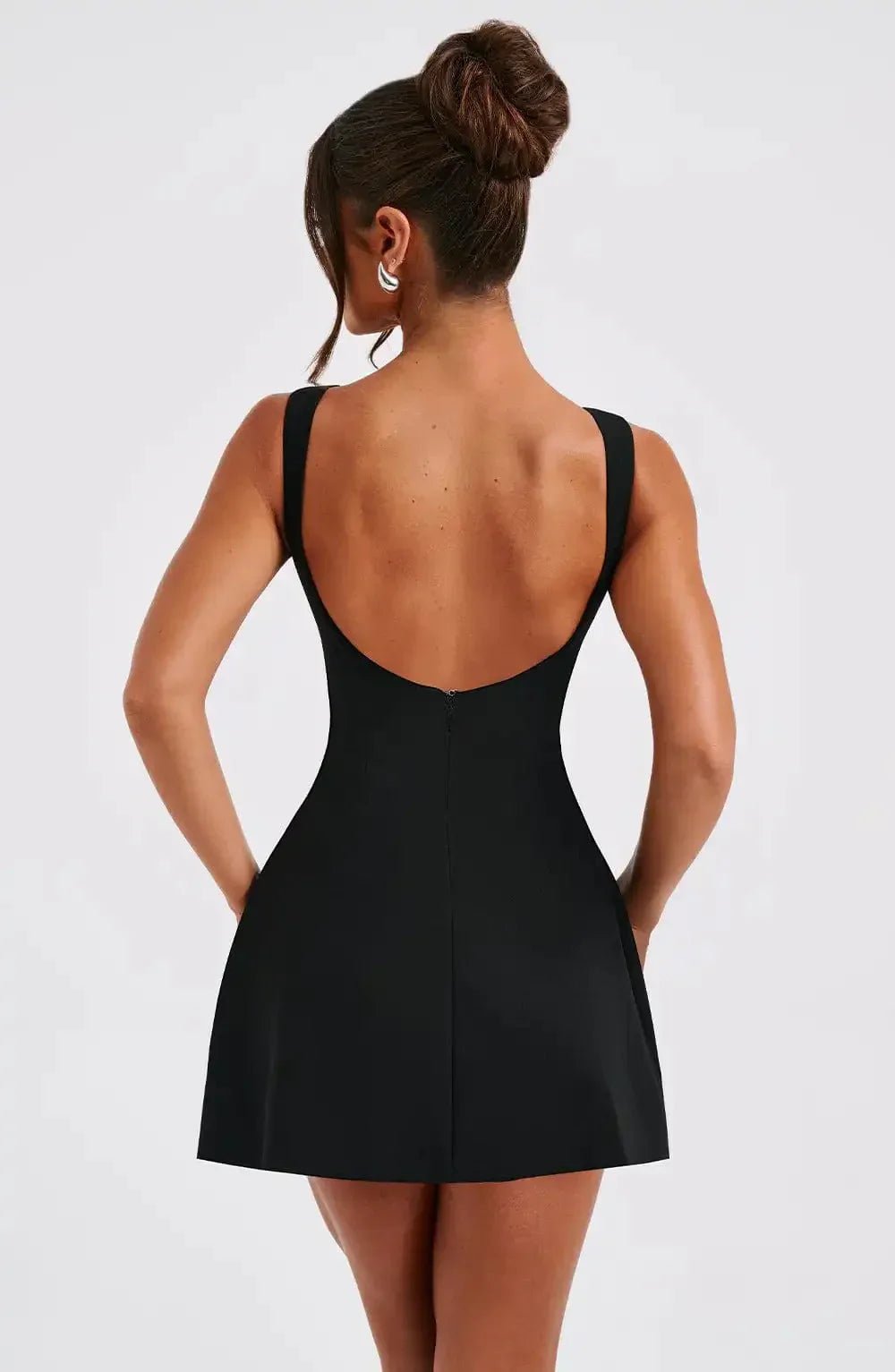 Marie Sukienka Damska Mini A - Line – Elegancka Bez Rękawów - Pootivo