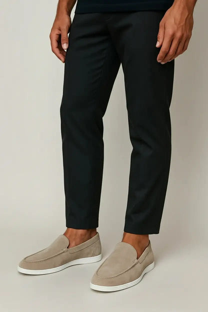 Miłobor | Wsuwane Mokasyny Męskie z Ekozamszu - Pootivo