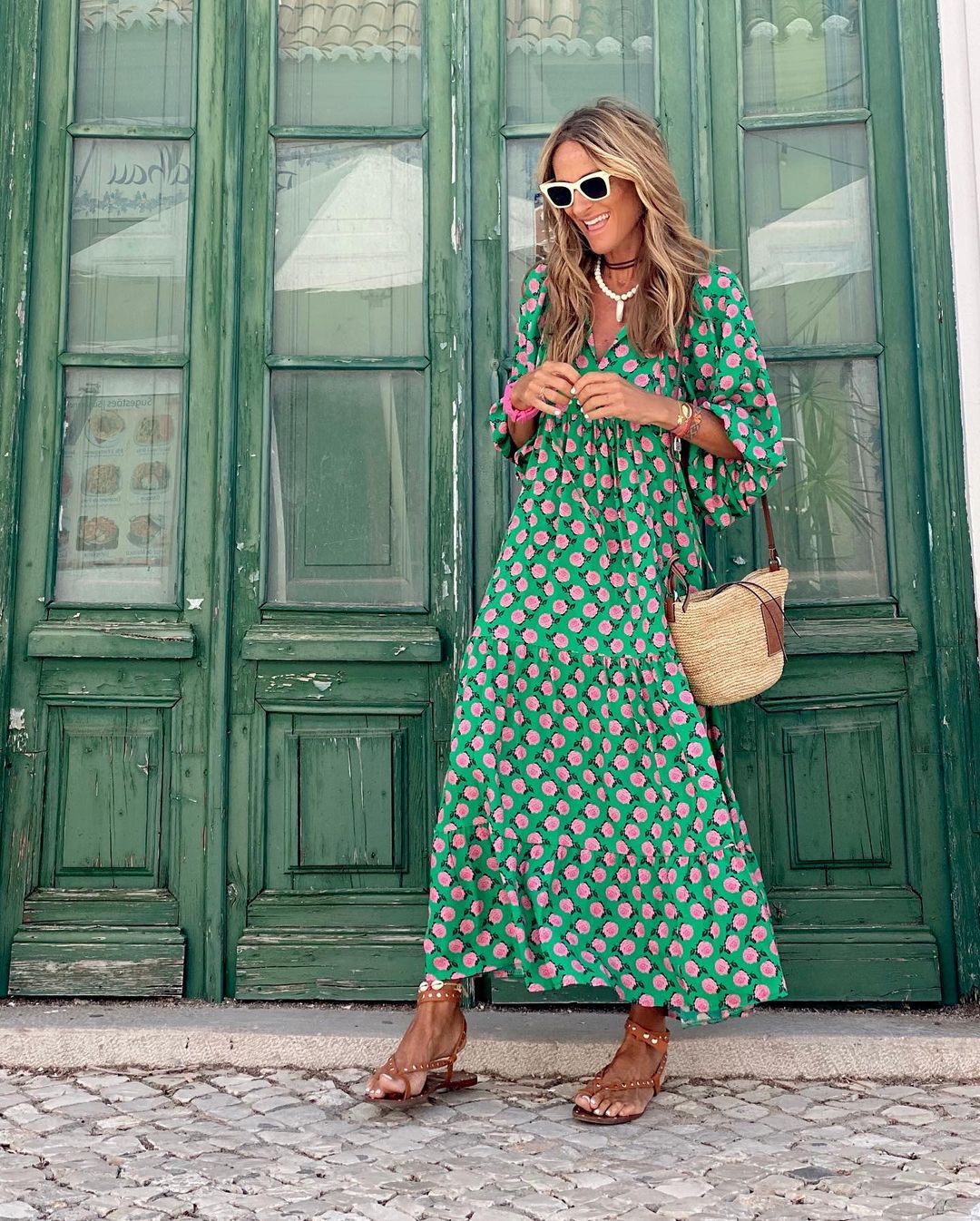 Mirova Sukienka Boho Maxi W Kwiaty – Długa Sukienka Letnia - Pootivo