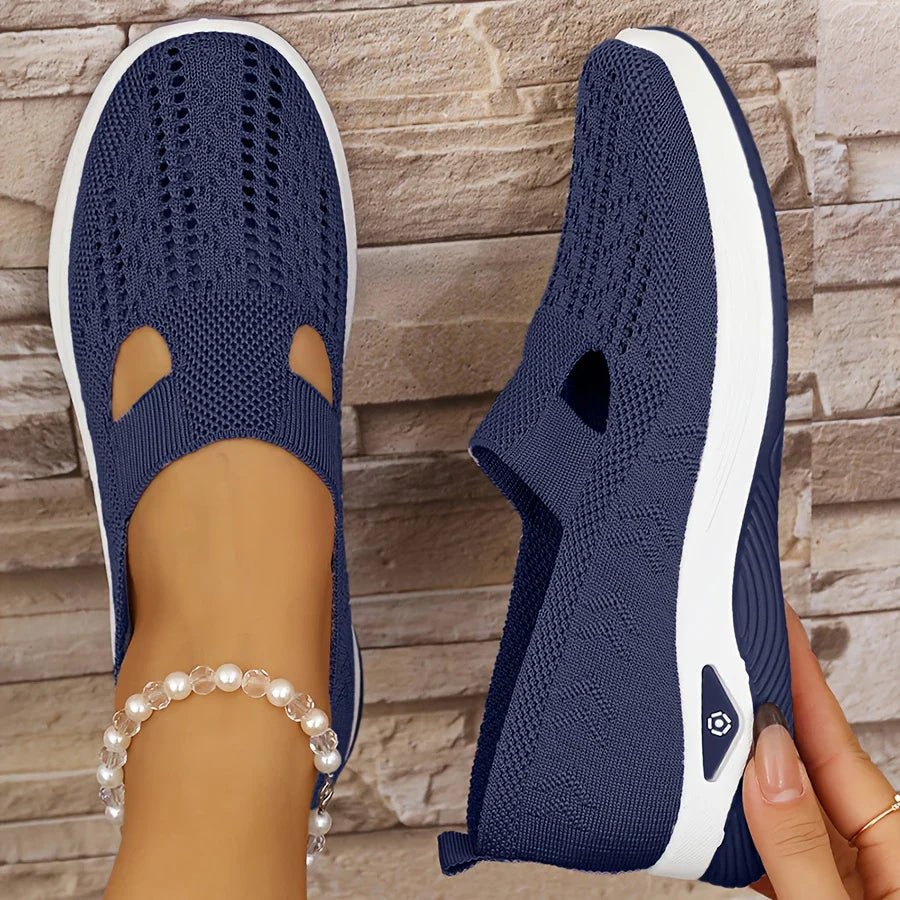 Nuvèa Buty Damskie Wsuwane z Amortyzacją – Wygodne Sneakersy Bez Sznurówek - Pootivo