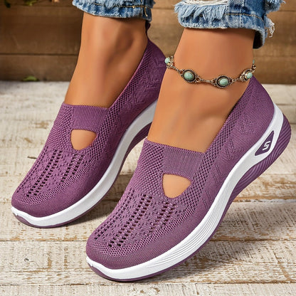 Nuvèa Buty Damskie Wsuwane z Amortyzacją – Wygodne Sneakersy Bez Sznurówek - Pootivo