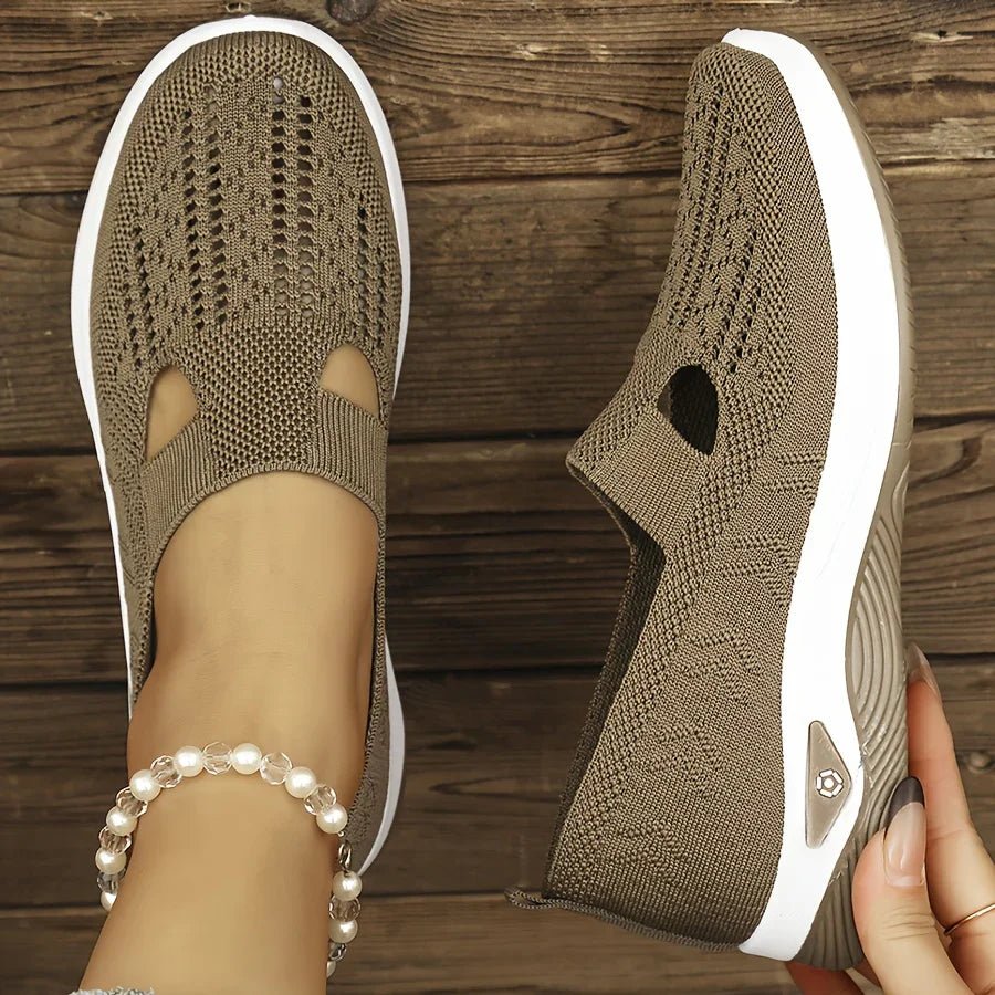 Nuvèa Buty Damskie Wsuwane z Amortyzacją – Wygodne Sneakersy Bez Sznurówek - Pootivo