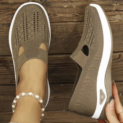 Nuvèa Buty Damskie Wsuwane z Amortyzacją – Wygodne Sneakersy Bez Sznurówek - Pootivo