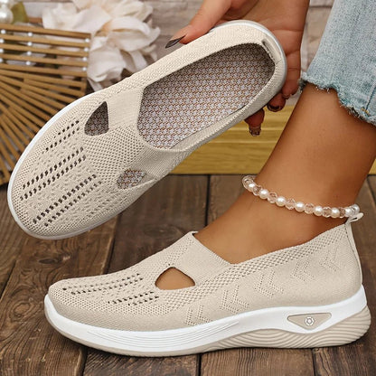 Nuvèa Buty Damskie Wsuwane z Amortyzacją – Wygodne Sneakersy Bez Sznurówek - Pootivo