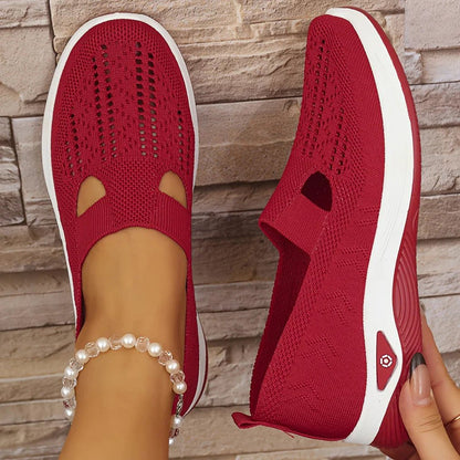 Nuvèa Buty Damskie Wsuwane z Amortyzacją – Wygodne Sneakersy Bez Sznurówek - Pootivo