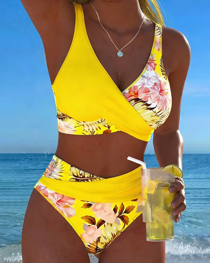 Piper | Kwieciste Kopertowe Bikini na Lato - Pootivo