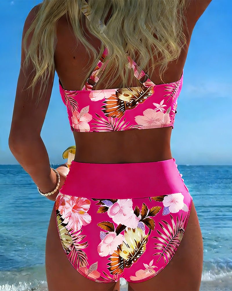 Piper | Kwieciste Kopertowe Bikini na Lato - Pootivo