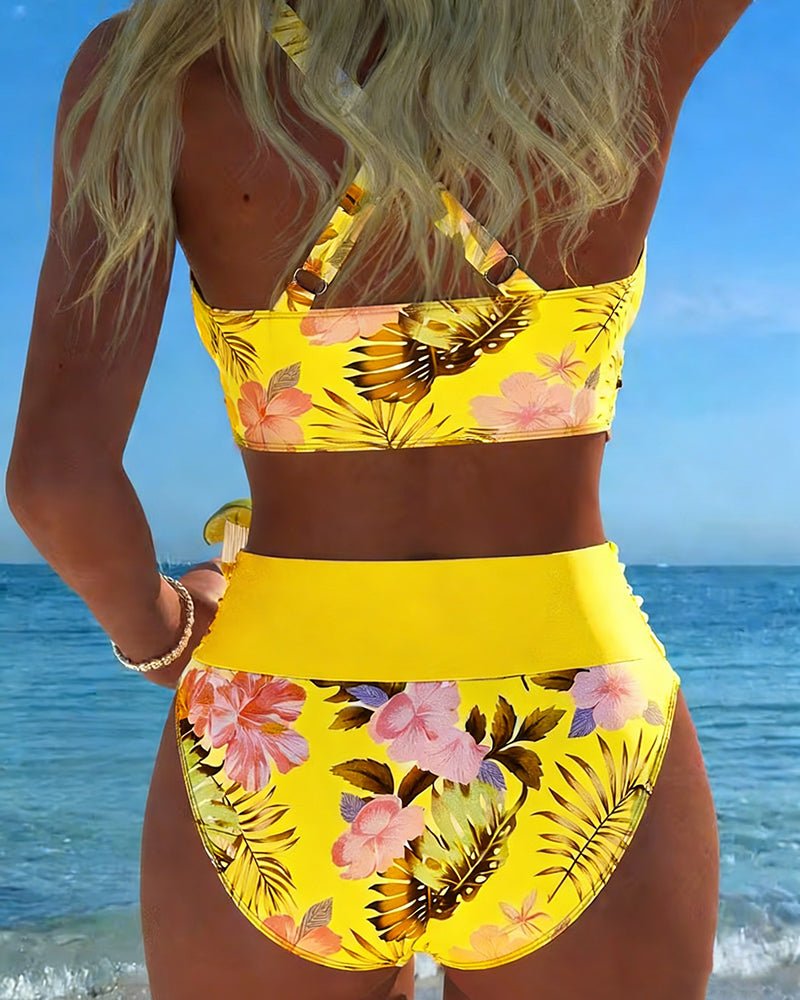 Piper | Kwieciste Kopertowe Bikini na Lato - Pootivo