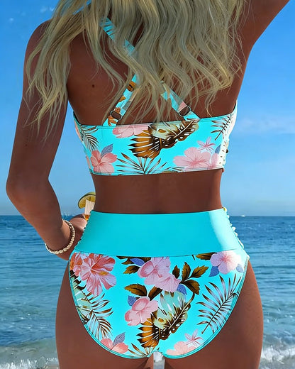 Piper | Kwieciste Kopertowe Bikini na Lato - Pootivo