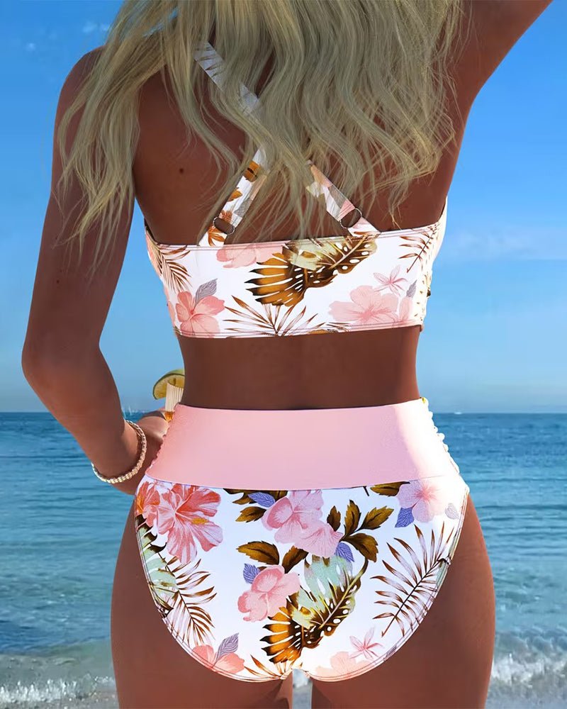 Piper | Kwieciste Kopertowe Bikini na Lato - Pootivo