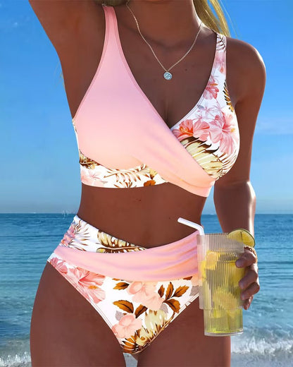 Piper | Kwieciste Kopertowe Bikini na Lato - Pootivo