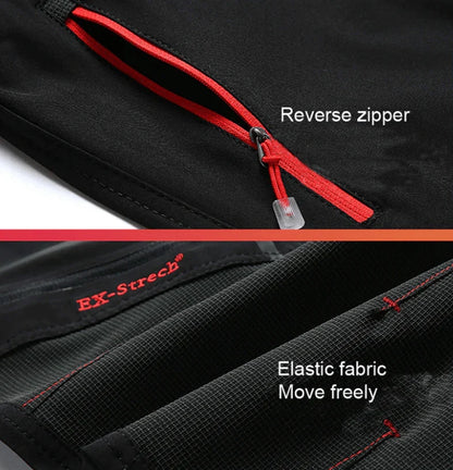 Szymon | Ocieplane Softshellowe Spodnie Trekkingowe