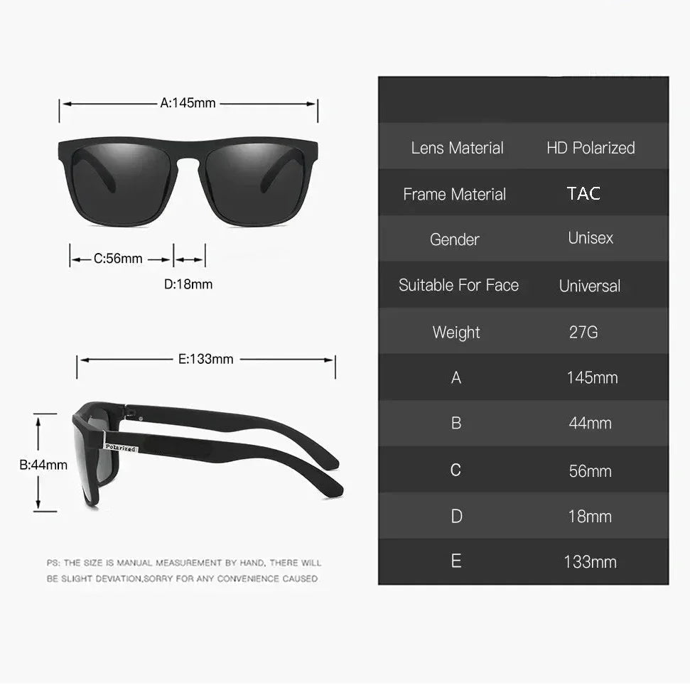 Riley | Lekkie Polaryzacyjne Okulary Przeciwsłoneczne UV400 - Pootivo
