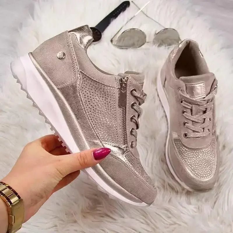 Ruby Sneakersy Damskie z Zamkiem – Lekkie Amortyzujące Wygodne - Pootivo