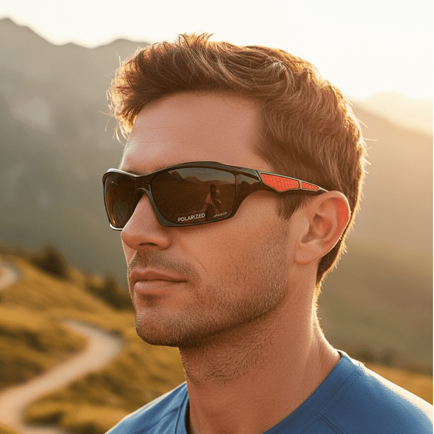 Ryder | Sportowe Polaryzacyjne Okulary z Żółtymi Soczewkami UV400 - Pootivo