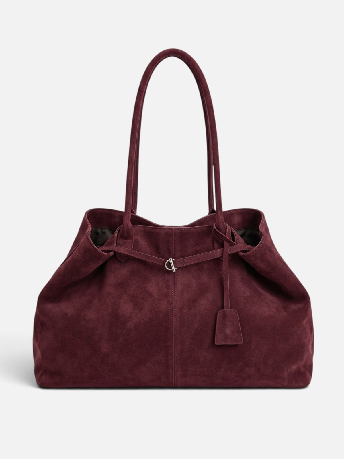 Salomea | Pojemna Jesienna Torba Shopper z Klamrą - Pootivo