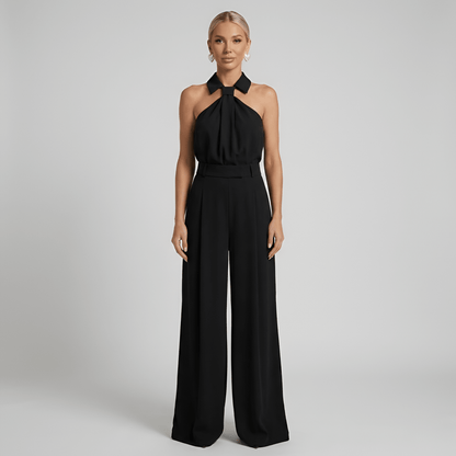 Sienna | Zwiewny Minimalistyczny Kombinezon Palazzo Letni - Pootivo