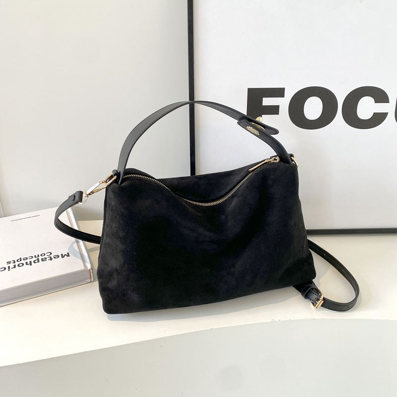Marcelina | Zamszowa Jesienna Torebka Hobo