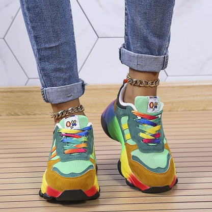 Skylar | Kolorowe Oddychające Sneakersy Damskie - Pootivo