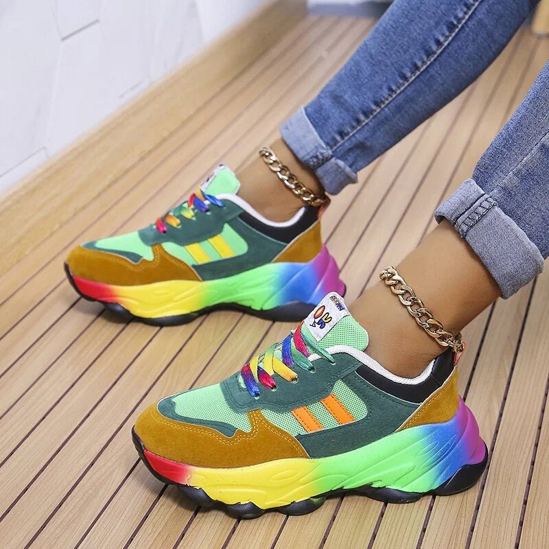 Skylar | Kolorowe Oddychające Sneakersy Damskie - Pootivo