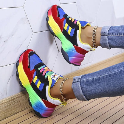 Skylar | Kolorowe Oddychające Sneakersy Damskie - Pootivo