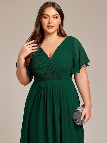 Skylar | Plisowana Zwiewna Sukienka Midi - Pootivo