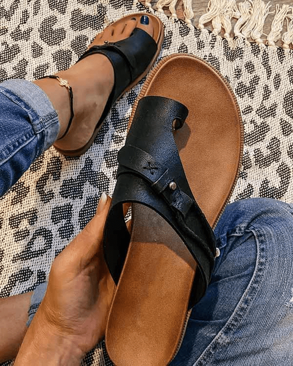 Sovène Wygodne Sandały Damskie z Podporą Łuku Stopy – Letnie Sandały Komfortowe - Pootivo