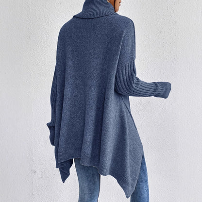 Sweter z golfem – detal