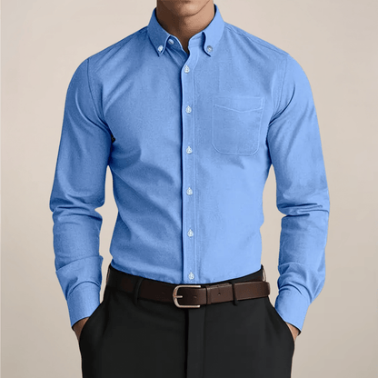 Tymon | Klasyczna Koszula Męska Slim Fit Button Down - Pootivo