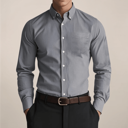 Tymon | Klasyczna Koszula Męska Slim Fit Button Down - Pootivo