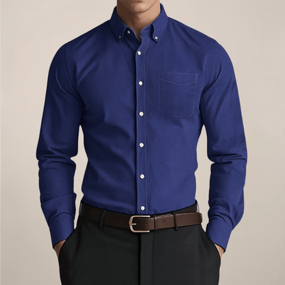 Tymon | Klasyczna Koszula Męska Slim Fit Button Down - Pootivo